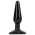 Doc Johnson - plug anal - classique moyen - silicone noir