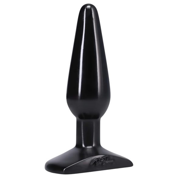 Doc Johnson - plug anal - classique moyen - silicone noir