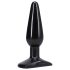 Doc Johnson - plug anal - classique moyen - silicone noir