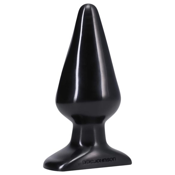 Doc Johnson - plug anal noir - grande taille - 14,5 cm