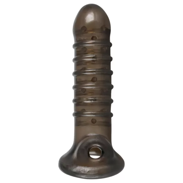 Rebel - gaine pénis nervurée - gris