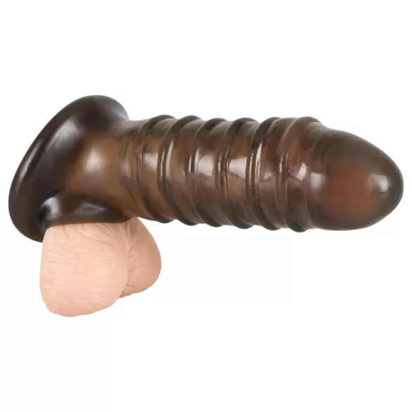 Rebel - gaine pénis nervurée - gris