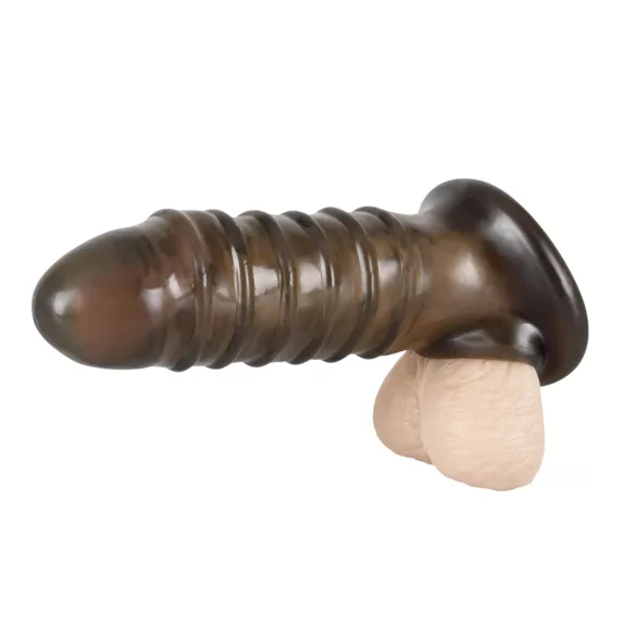 Rebel - gaine pénis nervurée - gris