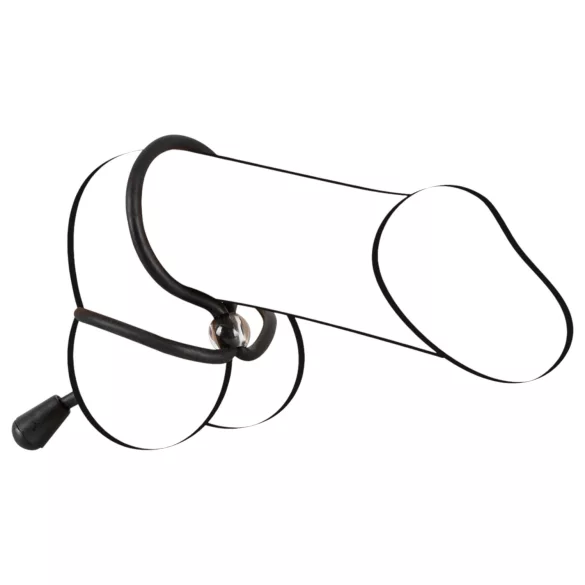 Bad Kitty - anneau pénien et testiculaire - silicone noir