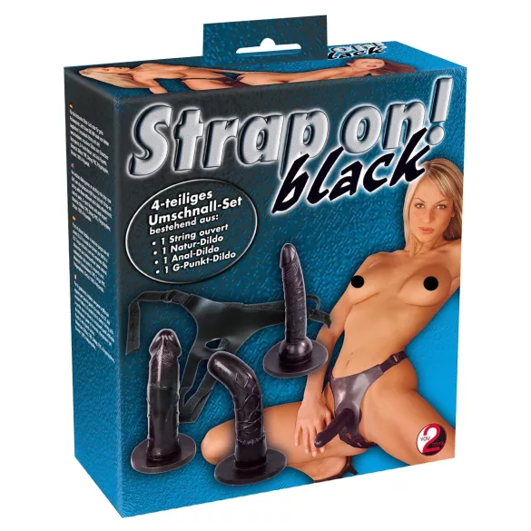 You2Toys - Set gode ceinture - noir