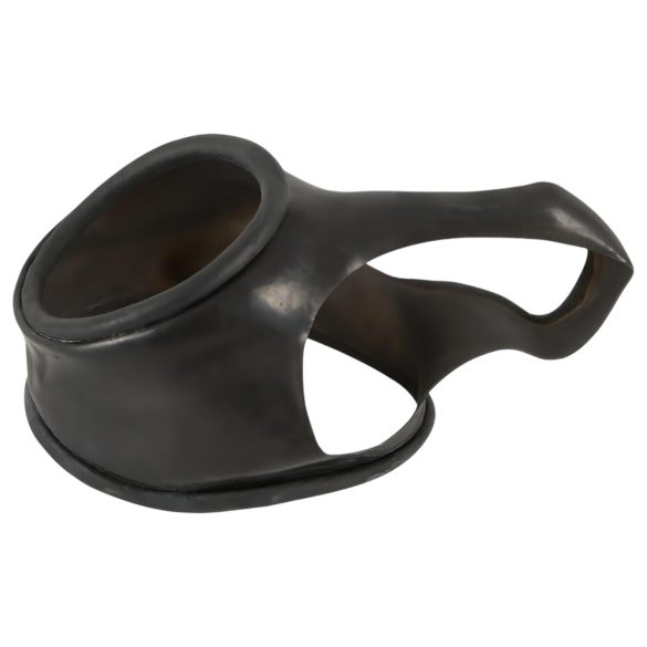 You2Toys - Manchon pénien et testiculaire en latex - noir