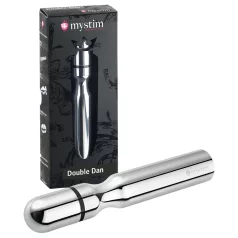mystim - godemichet électro double stimulation - métal