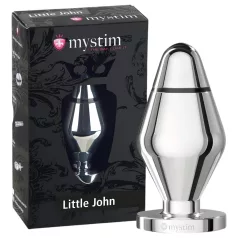 mystim Little John - petit plug anal électro (argent)