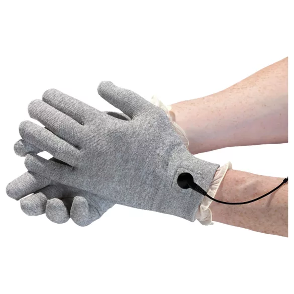 mystim - gants électrostimulation - lot de 2 gants conducteurs