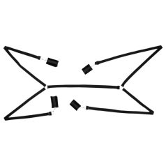 Bad Kitty - kit de bondage pour lit - 5 pièces - peluche