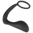 Black Velvets - plug anal avec anneau pénien - silicone noir