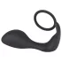 Black Velvets - plug anal avec anneau pénien - silicone noir
