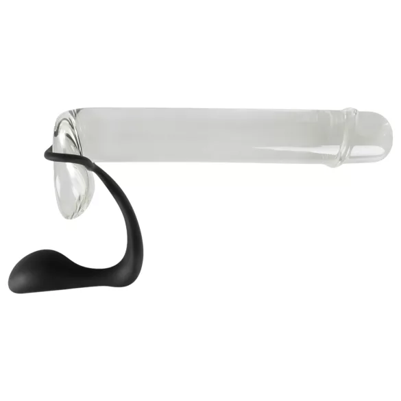 Black Velvets - plug anal avec anneau pénien - silicone noir