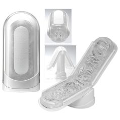   TENGA Flip Zero - masturbateur homme - texture stimulante - blanc