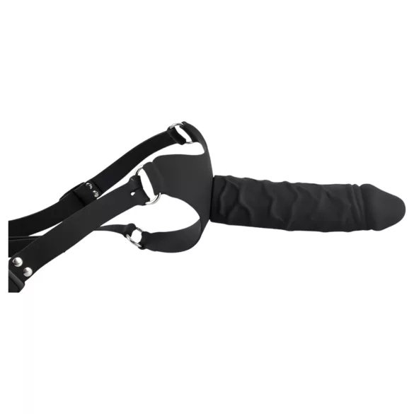 You2Toys - gode ceinture réglable - silicone noir