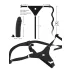 You2Toys - gode ceinture réglable - silicone noir