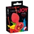 Colorful JOY - plug anal en silicone - petit - rouge