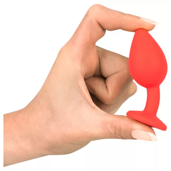 Colorful JOY - plug anal en silicone - petit - rouge