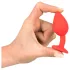 Colorful JOY - plug anal en silicone - petit - rouge
