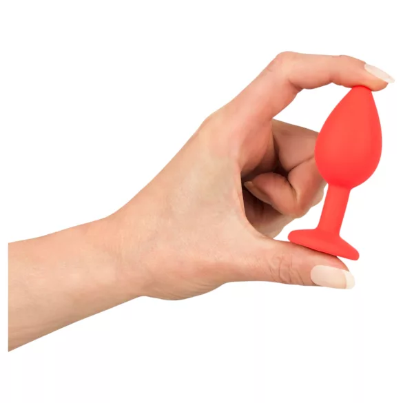 Colorful JOY - plug anal en silicone - petit - rouge