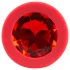 Colorful JOY - plug anal en silicone - petit - rouge