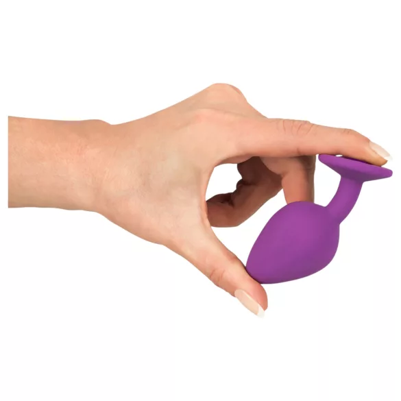 Colorful JOY - plug anal moyen - silicone violet