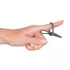 Penisplug - dilatateur urétral conique avec anneau gland - silicone gris