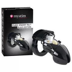   mystim - cage pénis électrostimulation - Black Edition - PUBIC ENEMY No 1