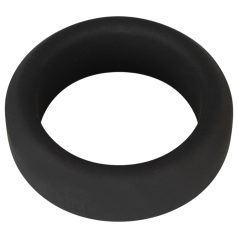 Black Velvets - anneau pénien épais - silicone noir 3,2 cm