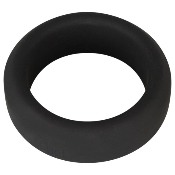Black Velvets - anneau pénien épais - silicone noir 3,2 cm