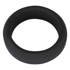Black Velvets - anneau pénien épais 3,8 cm - silicone noir
