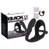 Black Velvets - plug anal avec anneau pénis et testicules - silicone noir
