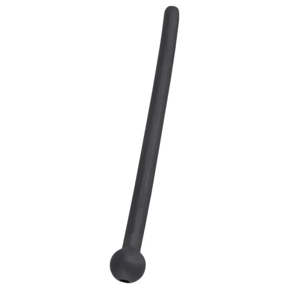 Piss Play - dilatateur urétral creux - silicone noir
