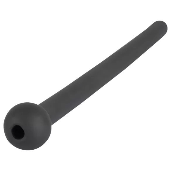 Piss Play - dilatateur urétral creux - silicone noir