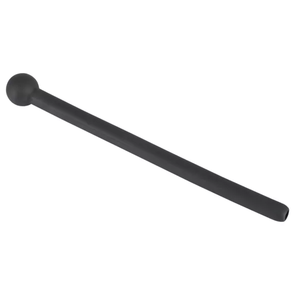 Piss Play - dilatateur urétral creux - silicone noir