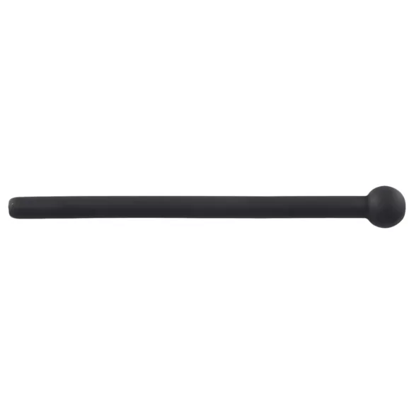 Piss Play - dilatateur urétral creux - silicone noir