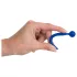 Dilator Sperm Stopper - sonde urétrale à boule - silicone bleu