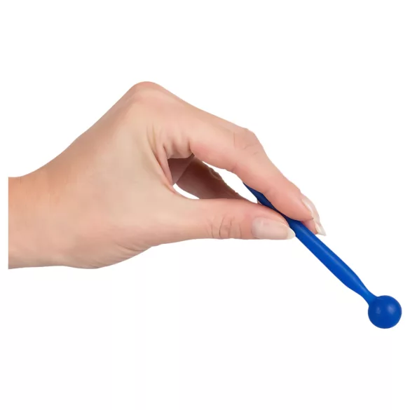 Dilator Sperm Stopper - sonde urétrale à boule - silicone bleu
