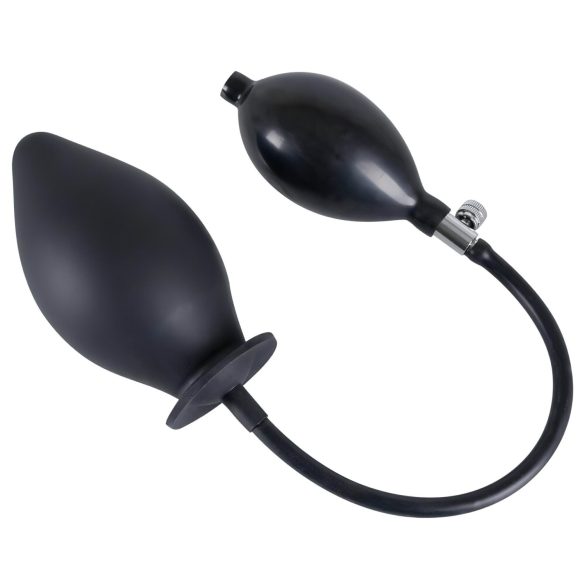 You2Toys - plug anal gonflable - silicone noir