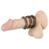 You2Toys - Set de bagues péniens variées - silicone gris (3 pièces)