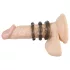 You2Toys - Set de bagues péniens variées - silicone gris (3 pièces)