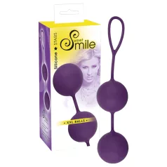 SMILE XXL Balls - boule de geisha géante - silicone violet