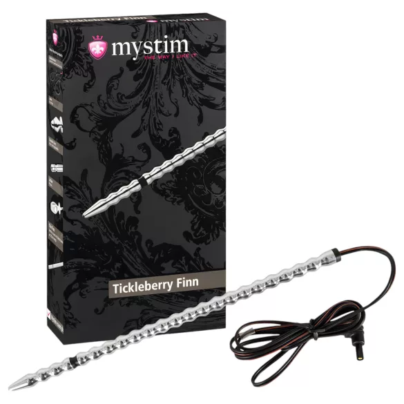 mystim - sonde électro-stimulation urétrale à billes - acier