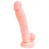 Medical - godemichet en silicone médical 18cm - couleur chair