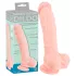 Medical - gode mic en silicone médical - réaliste - 24cm - chair