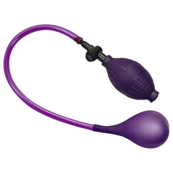 Bad Kitty - plug anal gonflable latex - violet