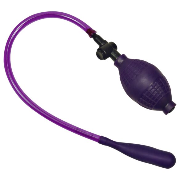 Bad Kitty - plug anal gonflable latex - violet