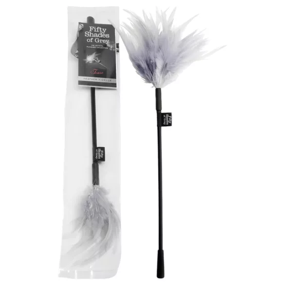 Fifty Shades of Grey - plume caressante - accessoire érotique gris