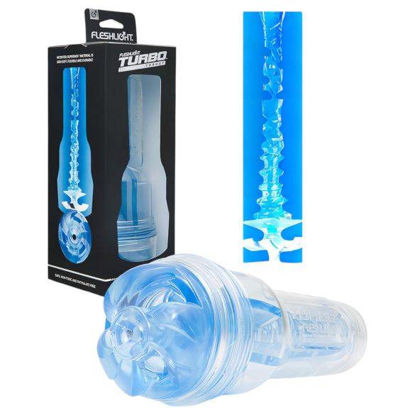 Fleshlight Turbo Thrust - masturbateur effet succion - bleu