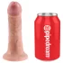 King Cock - harnais avec gode 6" - réaliste - couleur chair